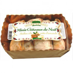 Mini gateau de Noël stollen à la pâte d'amandes en bouchées 350g