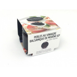 Perles au vinaigre Balsamique IGP de Modène pot 30g saveurs modernes