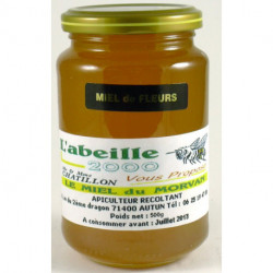 Miel de Fleurs poids net 500g