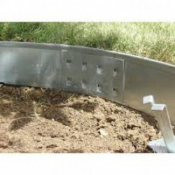 Volige plane et fixation, acier galvanisé