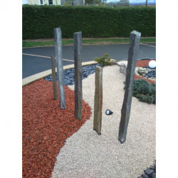 Piquet ardoise, diam 4/7cm