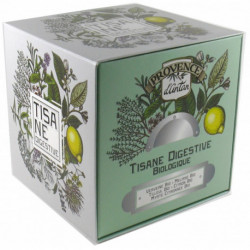 Tisane Digestive biologique cube carton 24 sachets Provence d'Antan