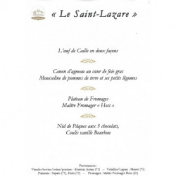 Le repas de la Villa Saint-Lazare pour Pâques