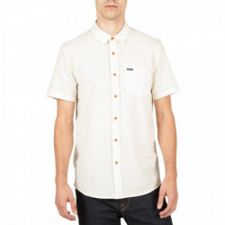 Chemise manches courtes poche poitrine écru Thurston VOLCOM