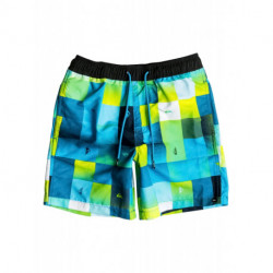 Short de bain multicolore pour Junior Check Mark QUIKSILVER