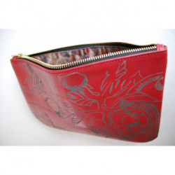 POCHETTE CUIR "MADAME FAIT DES SACS" by Isabel Marin