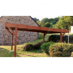 Carport bois pour une voiture (modèle Bessey)