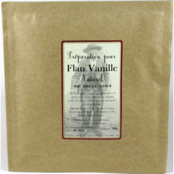 Préparation pour Flan ou Panna Cotta naturel au sucre roux