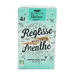 Infusion Bio Réglisse Menthe Electric boite 16 sachets