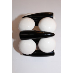 Bracelet CORALIE noir et blanc