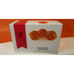 Gaufrettes apéritives comté & poivre
