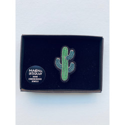 Broche brodée Cactus Macon&Lesquoy