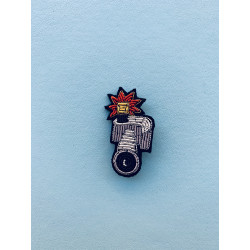 Broche brodée Appareil Photo Macon&Lesquoy