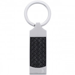 Porte clef Jourdan Cuir et acier UN010