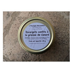 Escargots confits à la graisse de canard