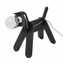 Lampe Chien noire