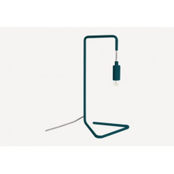 Lampe à poser bleue