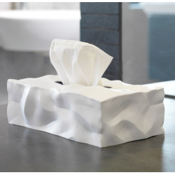 Boîte à mouchoirs froissée