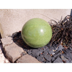 Boule décorative en céramique vert clair